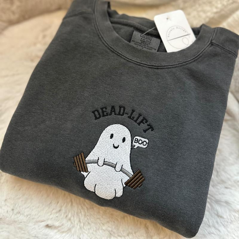 Ghost Deadlift Embroidered Sweatshirt
