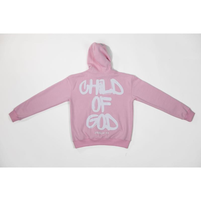 Child of God Hoodie - Floral Pattern, Long Sleeves, Hood, Comfortable Fit for Women, Ideal for Sweatshirts and Tops